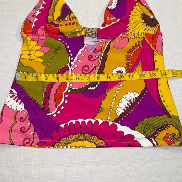 Trina Turk Vibrant Halter Swim Top - Picture 7 of 11